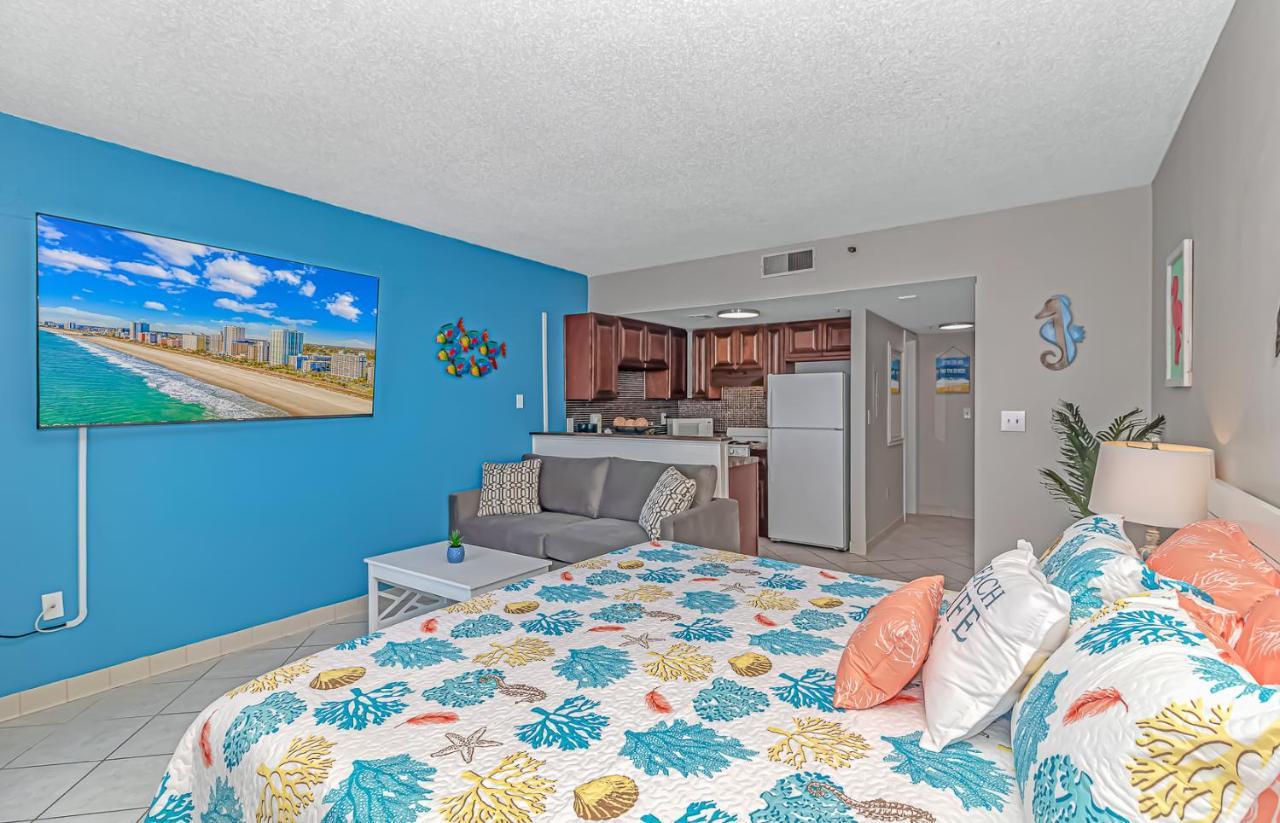 Ocean Front Studio With Panoramic Views! Palace Resort 1001 Myrtle Beach Dış mekan fotoğraf